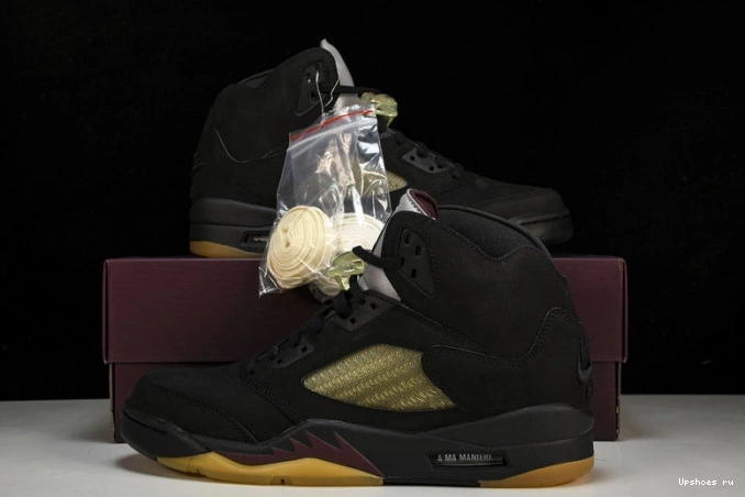 A 5 Retro Jordan Black SP FD1330-001 Maniére Ma 1214